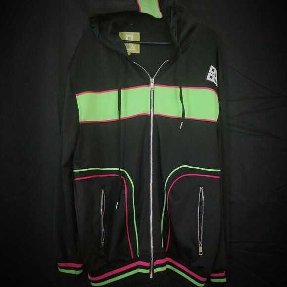 Demolition Medium Multicolor Jacket A STUNNER Pink And Green - Picture 12 of 12